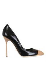 Thumbnail for your product : Sergio Rossi 105mm Lady Jane Calf Two Tone Pumps