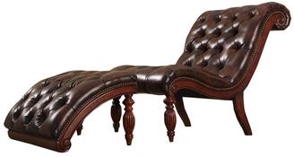 Home Marketplace Home Origin Bally's Button Holes Bonded-Leather Chaise and Ottoman