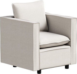 Comfortable Sofa Chair with Soft Cushions and Breathable Fabric, Ideal for Relaxing in Bedroom or Reading Room