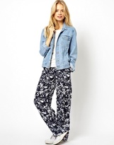 Thumbnail for your product : Pepe Jeans Printed Wide Leg Pants
