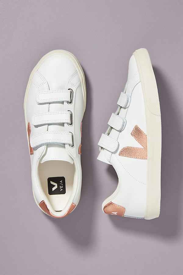 Veja Esplar Three-Lock Sneakers By in Pink Size 36 - ShopStyle