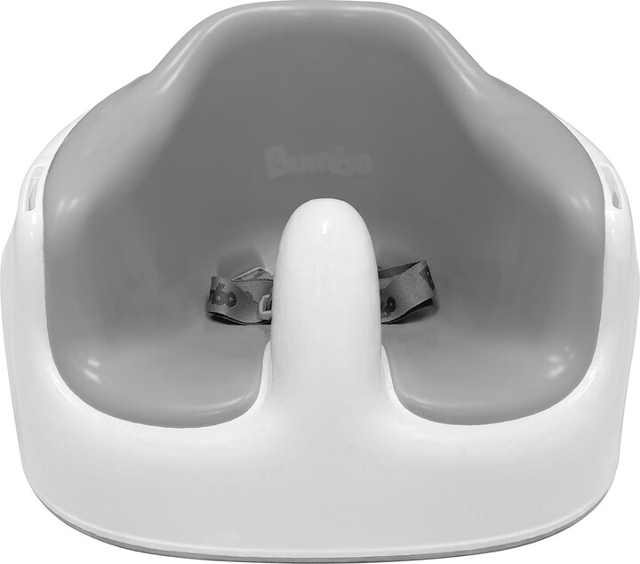 Bumbo Floor Seat LITE with Cushioned Seat & Safety Strap, Cool Grey