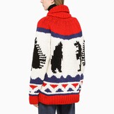 Thumbnail for your product : DSQUARED2 Multicolour long cardigan pullover