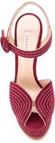 Thumbnail for your product : Casadei Quilted Platform Sandals