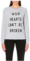 Thumbnail for your product : Zoe Karssen Wild Hearts jersey sweatshirt