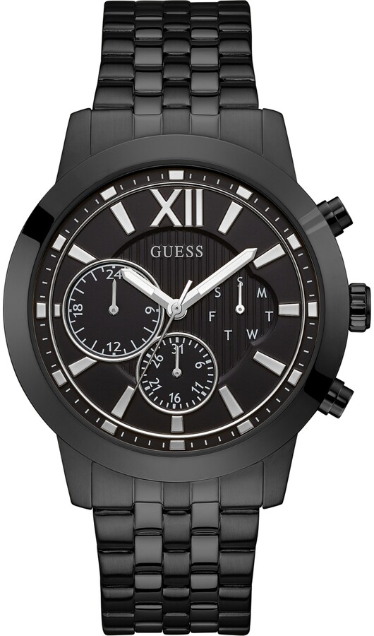 guess mens black watch