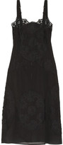 Thumbnail for your product : Dolce & Gabbana Silk-blend crepe and lace slip