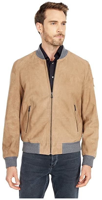 lightweight suede jacket mens