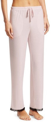 Saks Fifth Avenue COLLECTION Lace-Trimmed Lounge Pants
