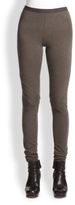 Thumbnail for your product : Rick Owens Lilies Seamed Jersey Leggings