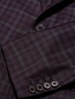 Thumbnail for your product : Emporio Armani Virgin Wool Check Blazer