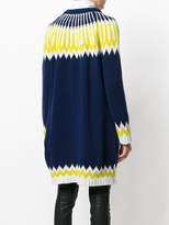 Thumbnail for your product : Antonia Zander chevron pattern cardigan