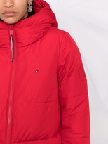 Thumbnail for your product : Tommy Hilfiger Logo-Embroidered Puffer Coat