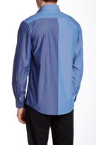 Thumbnail for your product : English Laundry Two-Tone Colorblock Long Sleeve Shirt