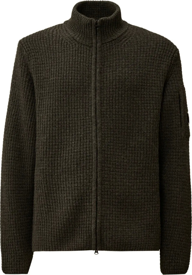 C.P. Company High-Neck Zip-Up Cardigan