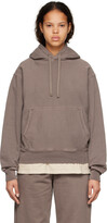 Thumbnail for your product : Stussy Gray Pigment-Dyed Hoodie