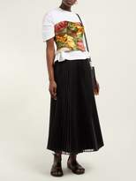 Thumbnail for your product : Junya Watanabe Bustier Cotton T-shirt - Womens - White Multi