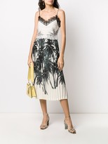 Thumbnail for your product : Ermanno Scervino Silk Pleated Midi Dress