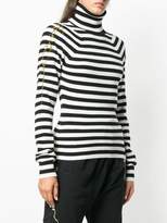 Thumbnail for your product : Haider Ackermann striped turtleneck jumper
