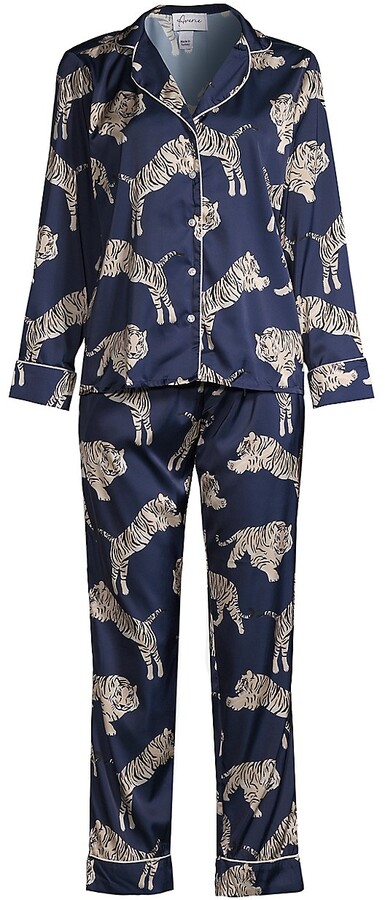 Tiger Print Pajamas