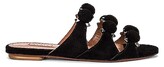 Thumbnail for your product : Alaia Leather Bombe Sandals in Black