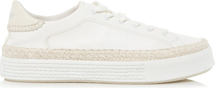 Chloé Telma Leather Sneakers - ShopStyle