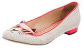 Thumbnail for your product : Charlotte Olympia Woven Kitty Flats