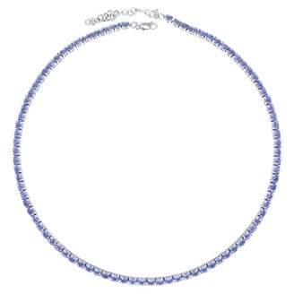 Luv Eclipse blue Silver Necklaces