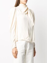 Thumbnail for your product : Ulla Johnson High Neck Draped Blouse