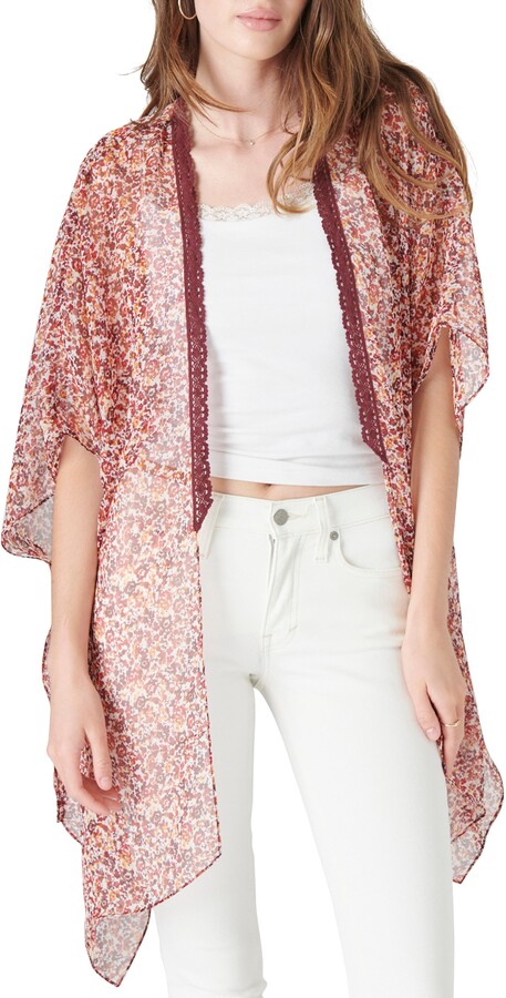 waterfall kimono jacket