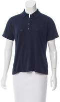 Thumbnail for your product : Malo Collared Short Sleeve Top