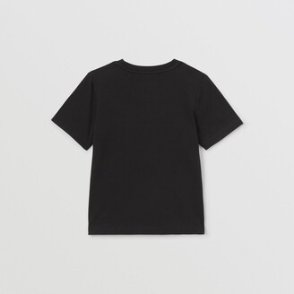 Burberry Childrens Embroidered Logo Cotton T-shirt