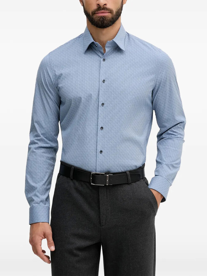 Michael Kors Buttoned Patterned Shirt