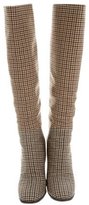 Thumbnail for your product : Celine Houndstooth Knee-High Boots