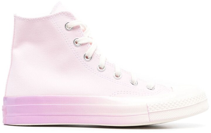 pink low top chucks