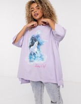 Thumbnail for your product : Lazy Oaf oversized t-shirt with vintage horse graphic