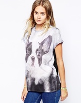 Thumbnail for your product : ASOS T-Shirt with French Bulldog