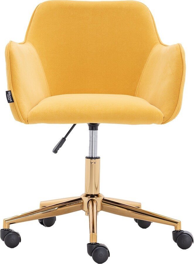 Home Office Chair With Gold Metal Legs ShopStyle