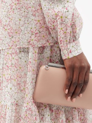 Giambattista Valli Floral-print Pussy-bow Silk-chiffon Blouse - Pink Multi