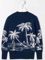 Thumbnail for your product : ALANUI KIDS Surrounded By The Ocean jumper