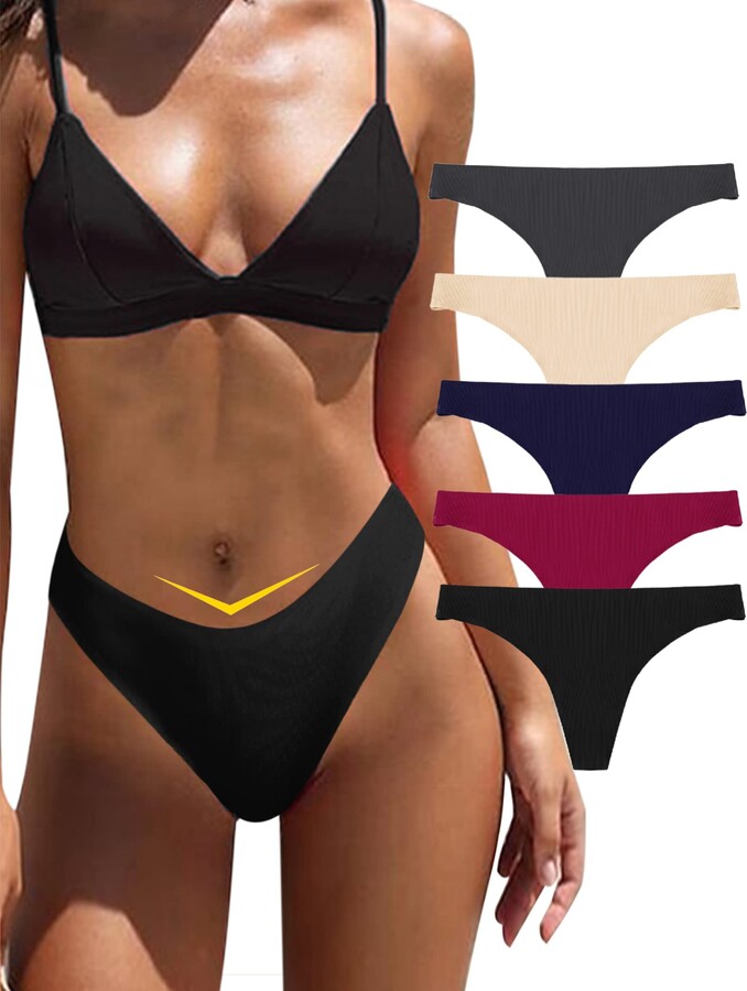 seryero Seamless Thongs for Women Comfortable Breathable Tangas No Show