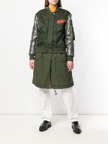 Thumbnail for your product : Mr & Mrs Italy Embroidery Clark Ross bomber parka