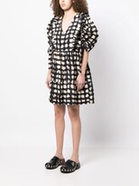 Thumbnail for your product : Sea Gingham-Print Puff-Sleeve Dress