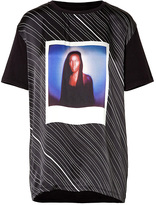 Thumbnail for your product : Each Other Silk T-Shirt with Polaroid Print Gr. S