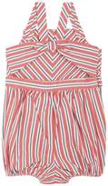 Thumbnail for your product : Polo Ralph Lauren Striped Dungaree Bodysuit