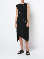Thumbnail for your product : Proenza Schouler Short Spiral Dress with Button Detail
