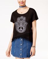 Thumbnail for your product : Hybrid Juniors' Hamsa Graphic T-Shirt