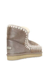 Thumbnail for your product : Mou 40mm Eskimo 18 Metallic Shearling Boots