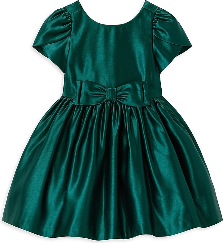 Janie and Jack Little Girl's Girl's The Holiday Bow-Detail Satin