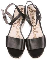 Thumbnail for your product : Sam Edelman Leather Ankle-Strap Sandals